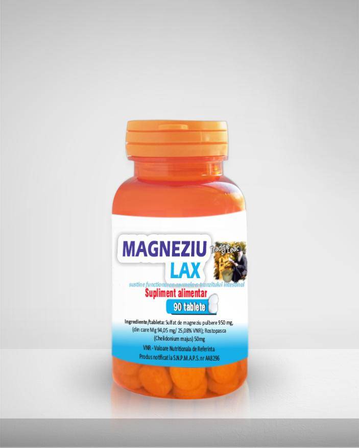 Magneziu Lax, 60tb - Herbs