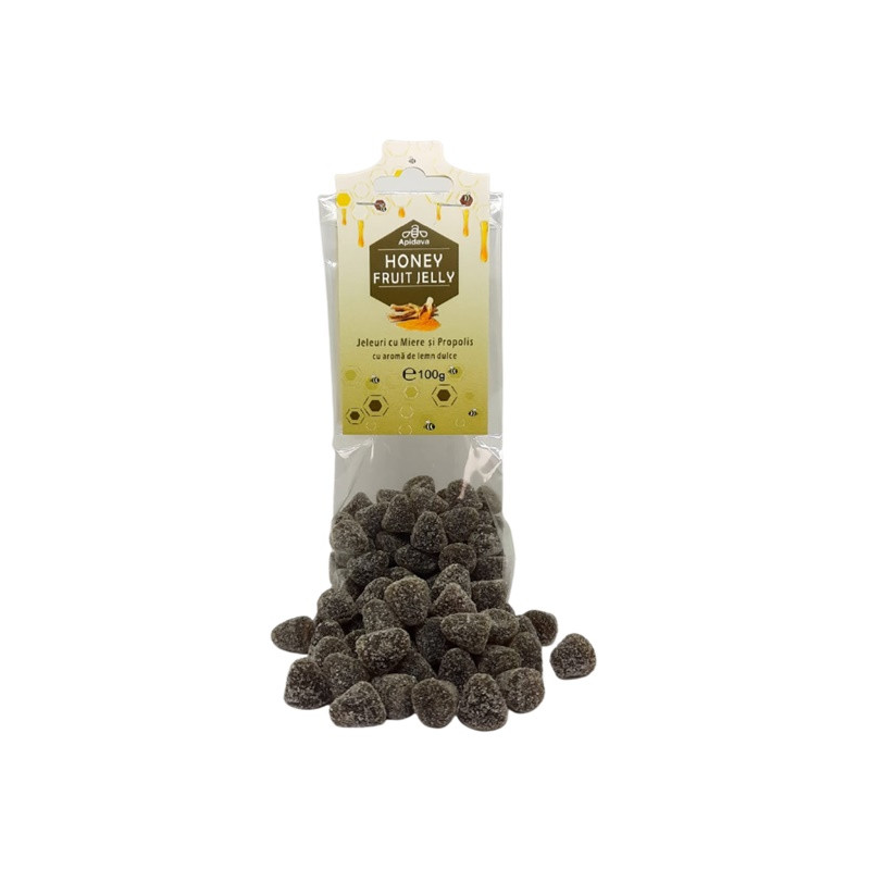 Jeleuri cu Miere, Propolis si Lemn dulce 100g - Apidava