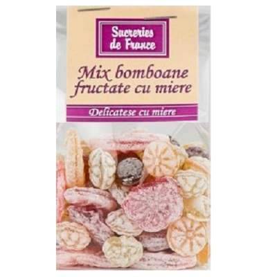 Mix bomboane fructate cu miere, 100g - Apidava