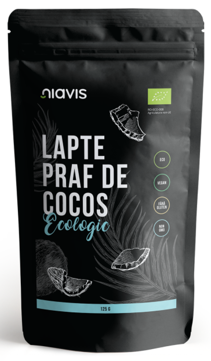 Lapte praf de cocos, eco-bio,125g - niavis