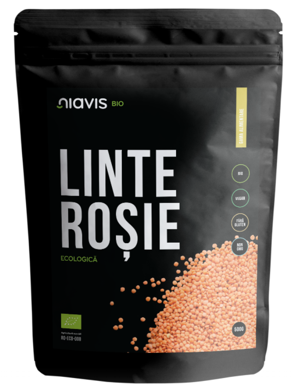 Navis Linte rosie, eco-bio, 500g - niavis