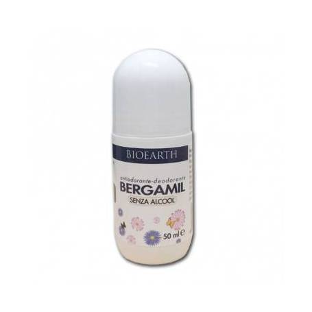 Deodorant Bergamil cu piatra de alaun si uleiuri esentiale, 50ml - Bioearth