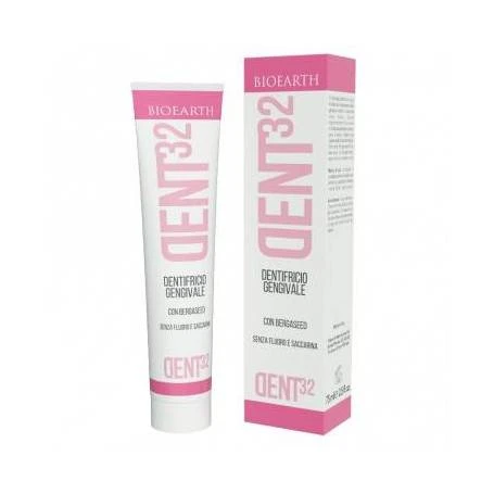 Pasta de dinti gel Bergaseed DENT32, 75ml - Bioearth