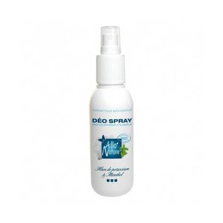 Deodorant spray cu piatra de alaun si menta, 125ml - Allo'Nature