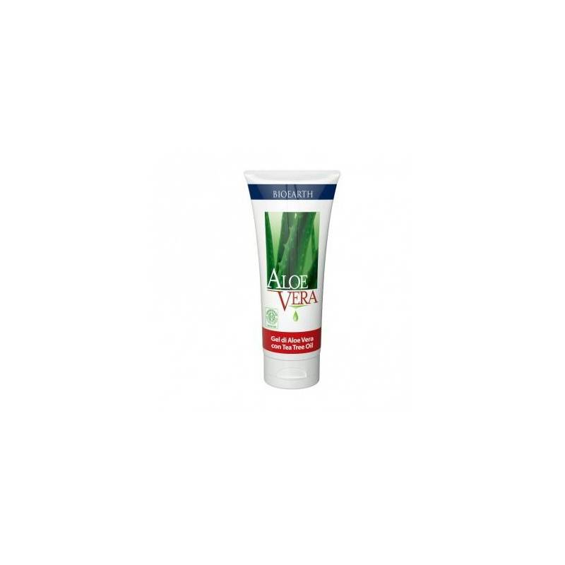 Gel de aloe vera cu arbore de ceai, 100ml - Bioearth