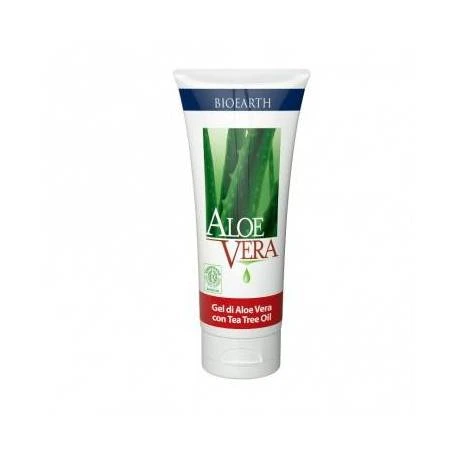 Gel de aloe vera cu arbore de ceai, 100ml - Bioearth