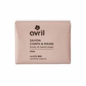 Sapun cu aroma de trandafir, eco-bio, 100g - Avril