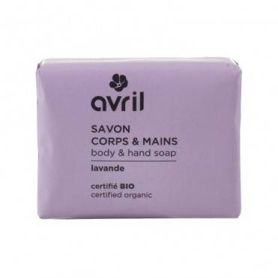 Sapun cu aroma de lavanda, eco-bio, 100g - Avril
