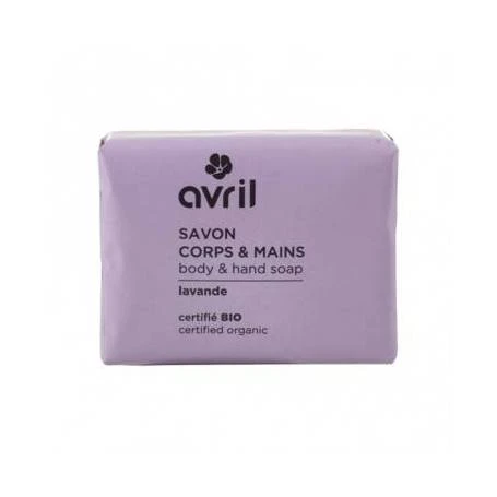Sapun cu aroma de lavanda, eco-bio, 100g - Avril