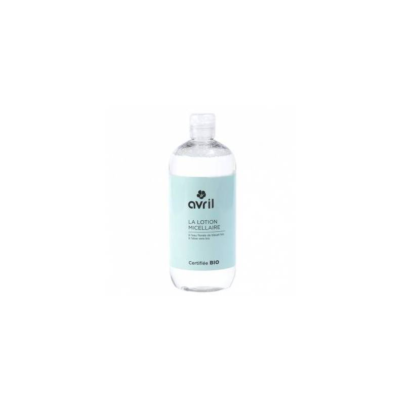 Lotiune micelara cu apa de albastrele, eco-bio, 500ml - Avril