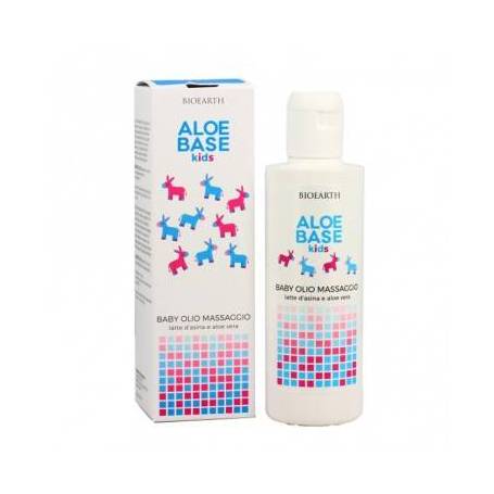 Ulei de masaj cu lapte de magarita Aloebase, 200ml - Bioearth