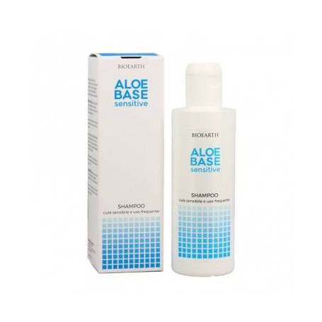 Sampon pentru uz frecvent, scalp sensibil Aloebase, 200ml - Bioearth
