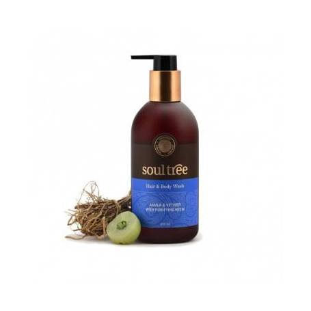 Sampon si gel de dus cu amla, vetiver si neem Eco-Bio 250ml - Soultree