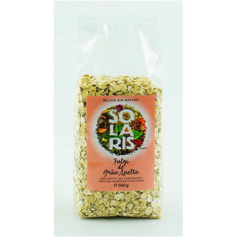 Fulgi integrali de grau spelta 500g - Solaris