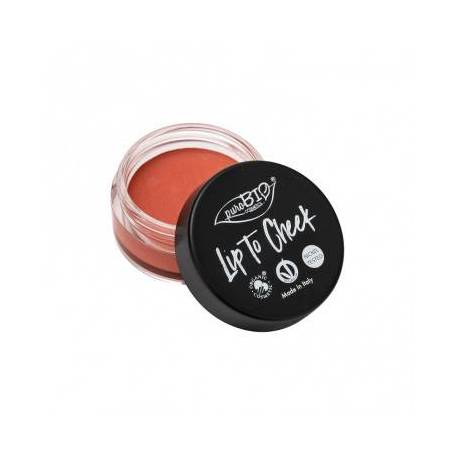 Ruj si fard obraz Pink Lip to Cheek 02, 5g - PuroBio