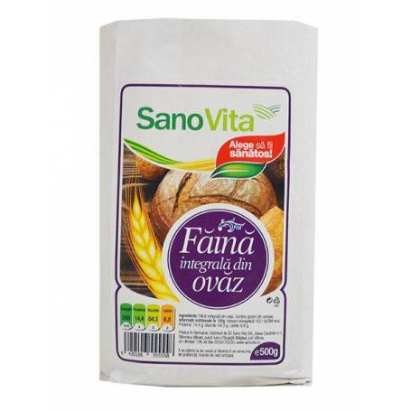 Faina integrala de ovaz 500g - SANOVITA