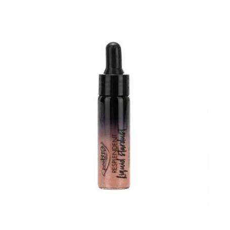 Iluminator lichid 02 Roz Auriu, 12ml - PuroBio Cosmetics