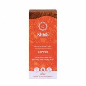 Vopsea de par naturala, culoare Cupru, 100g - Khadi