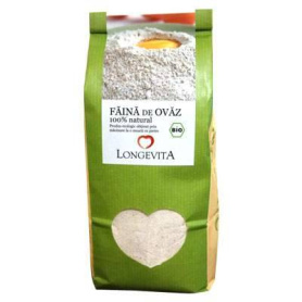 Faina integrala de ovaz ECO-BIO 500g - LONGEVITA