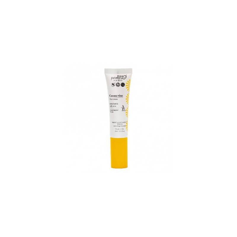 Crema pentru ten uscat cu acid hialuronic, eco-bio, 30ml - PuroBio