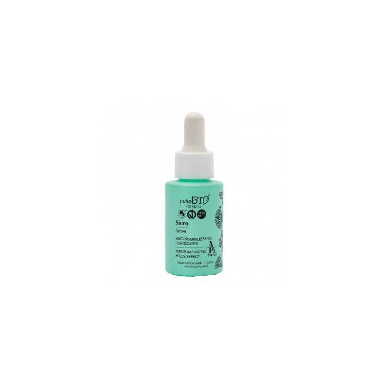 Ser pentru ten mixt, gras cu acid hialuronic, 15ml - PuroBio for skin