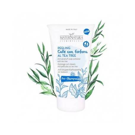 Exfoliant cu tea tree, pentru scalp cu matreata, 150ml -  Maternatura