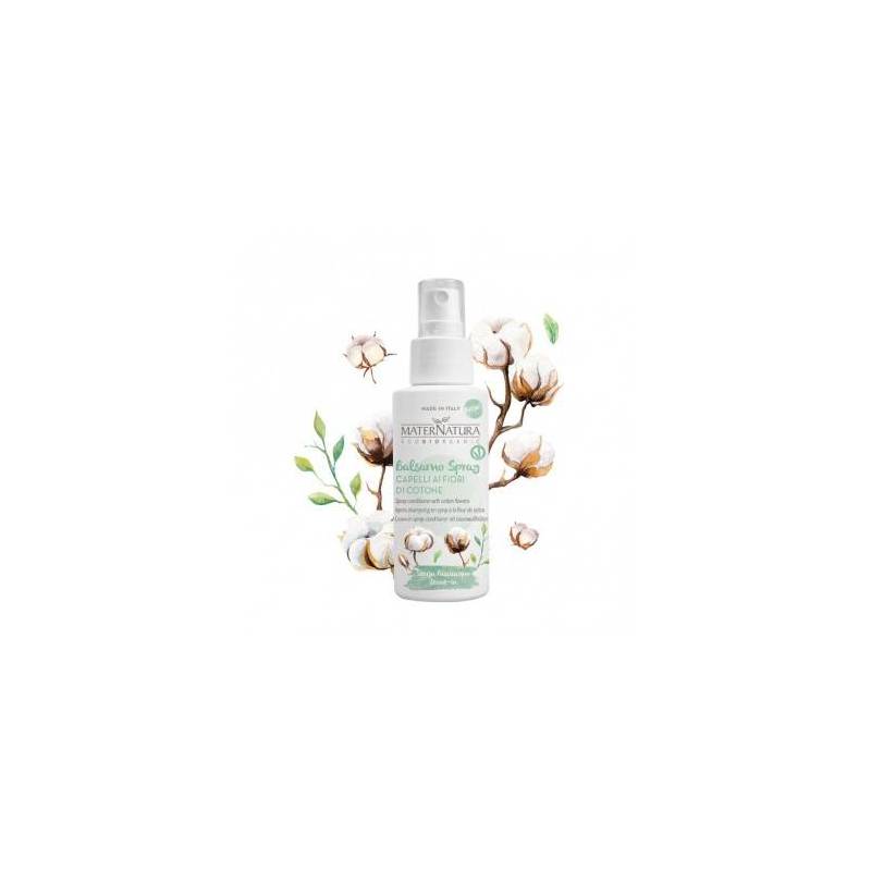 Balsam leave-in spray cu flori de bumbac, 150ml - Maternatura