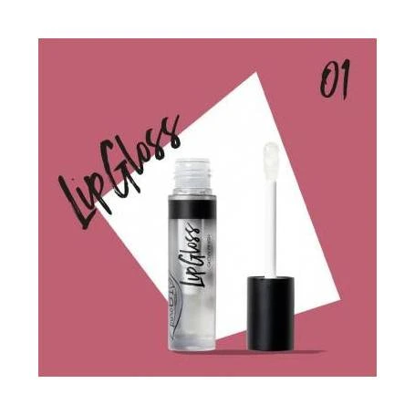 Luciu de buze transparent 01, 4.8ml - PuroBio