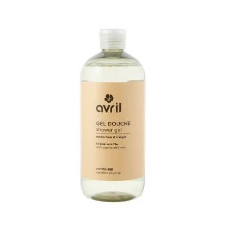 Gel de dus cu flori de portocale, eco-bio, 500ml - Avril