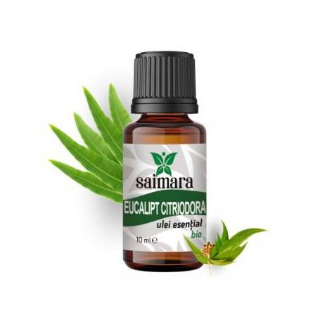 Ulei de Eucalipt Citriodora, eco-bio, 10ml - Saimara