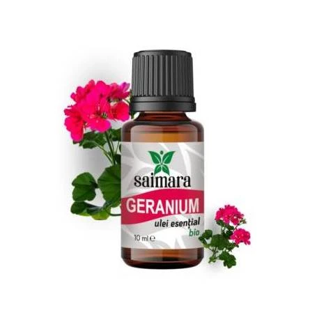 Ulei de Geranium, eco-bio, 10ml - Saimara