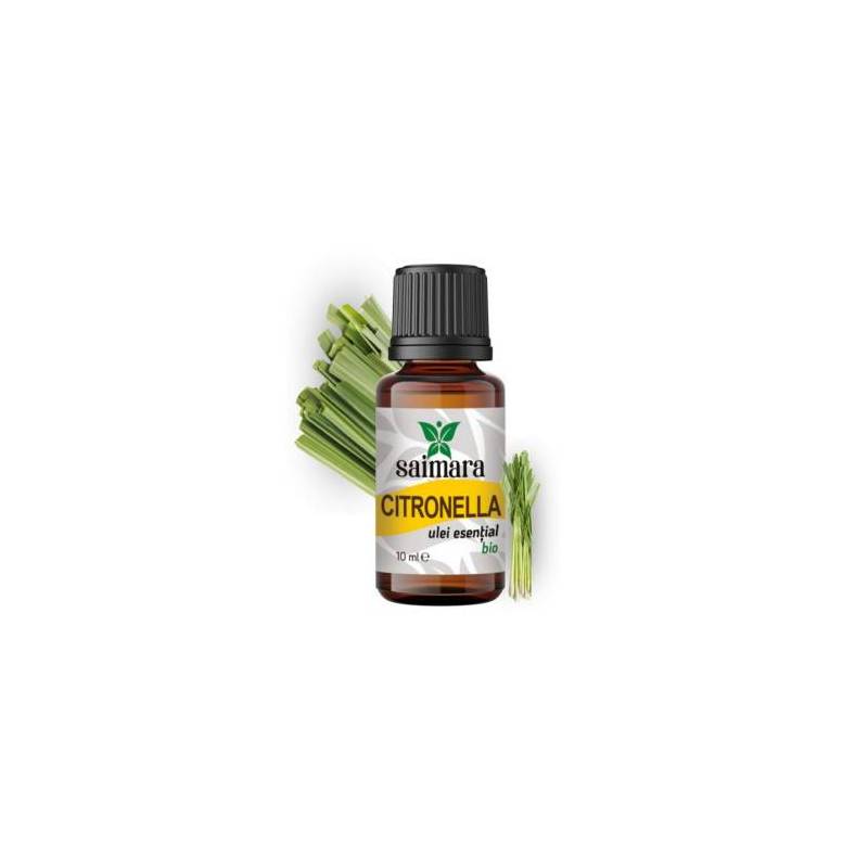 Ulei de Citronella, eco-bio, 10ml - Saimara