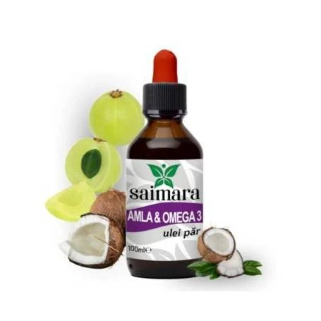 Ulei de par Amla si Omega 3, 100ml - Saimara