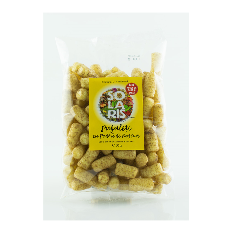 Pufuleti cu pudra de roscove 50g - SOLARIS
