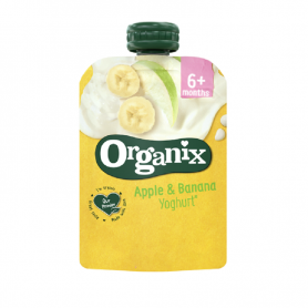 Gustare de mere si banane, +6 luni, eco-bio, 100g - Organix