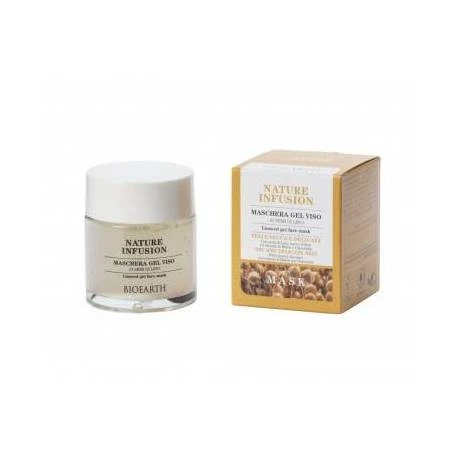 Masca de fata gel cu seminte de in, 100ml - Bioearth