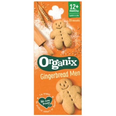 Biscuiti cu Ghimbir, +12 luni, eco-bio, 135g - Organix