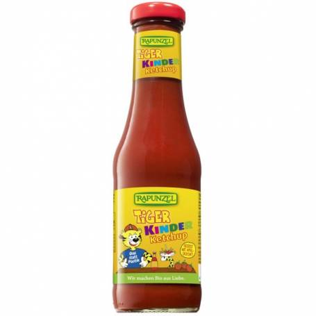 Ketchup de tomate indulcit cu nectar de mere pentru copii, eco-bio, 450ml - Rapunzel