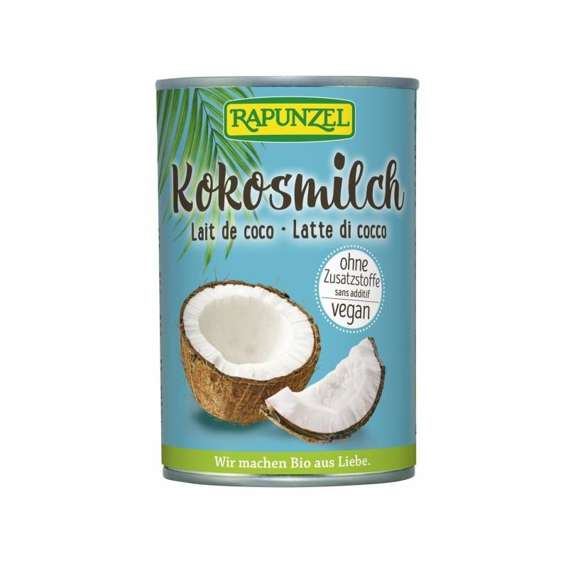 Lapte de cocos, eco-bio, 400ml - Rapunzel