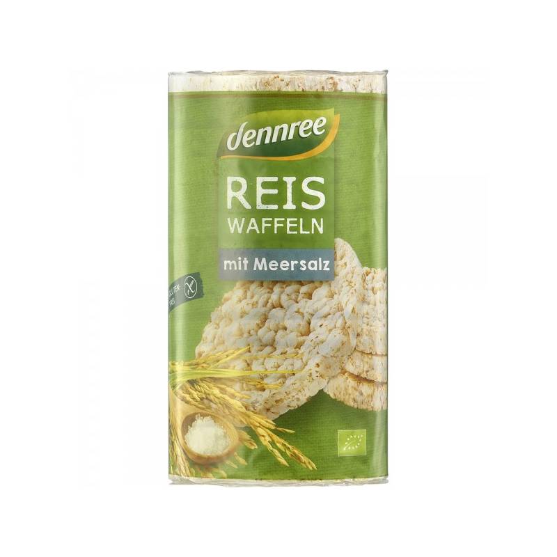 Vafe din orez expandat fara sare, eco-bio, 100g - Rapunzel