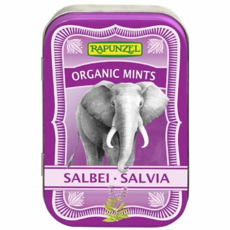 Mints Drajeuri cu salvie, eco-bio, 60g - Rapunzel