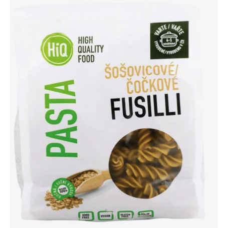 Fusilli de linte, fara gluten, 250g - HiQ