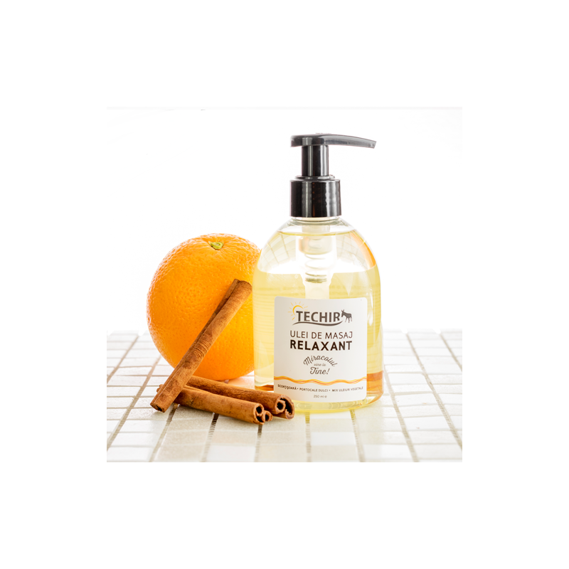 ULEI DE MASAJ RELAXANT 250ml - TECHIR