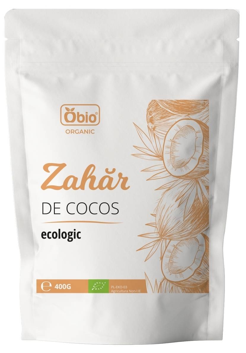 Zahar de cocos, eco-bio, 400g - obio