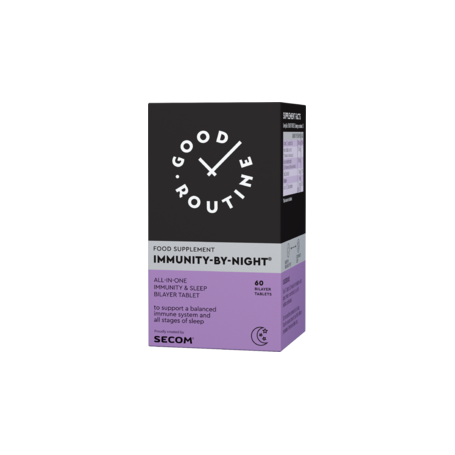 Immunity-By-Night 60 comp dublu-strat (Bi-Layer), Good Routine by Secom
