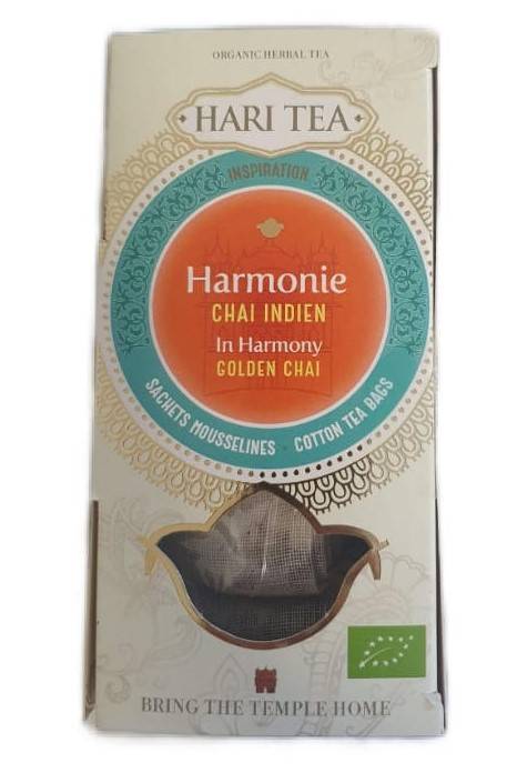 Ceai premium - in harmony - golden chai, eco-bio 10dz - hari tea