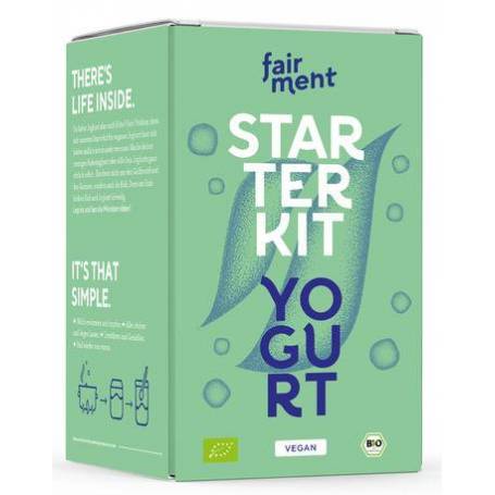 Starter kit pentru iaurt vegan, eco-bio - Fairment
