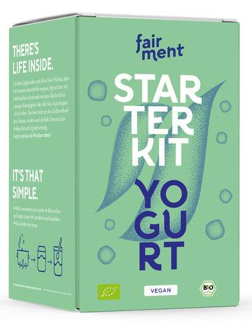 Starter kit pentru iaurt vegan, eco-bio - fairment
