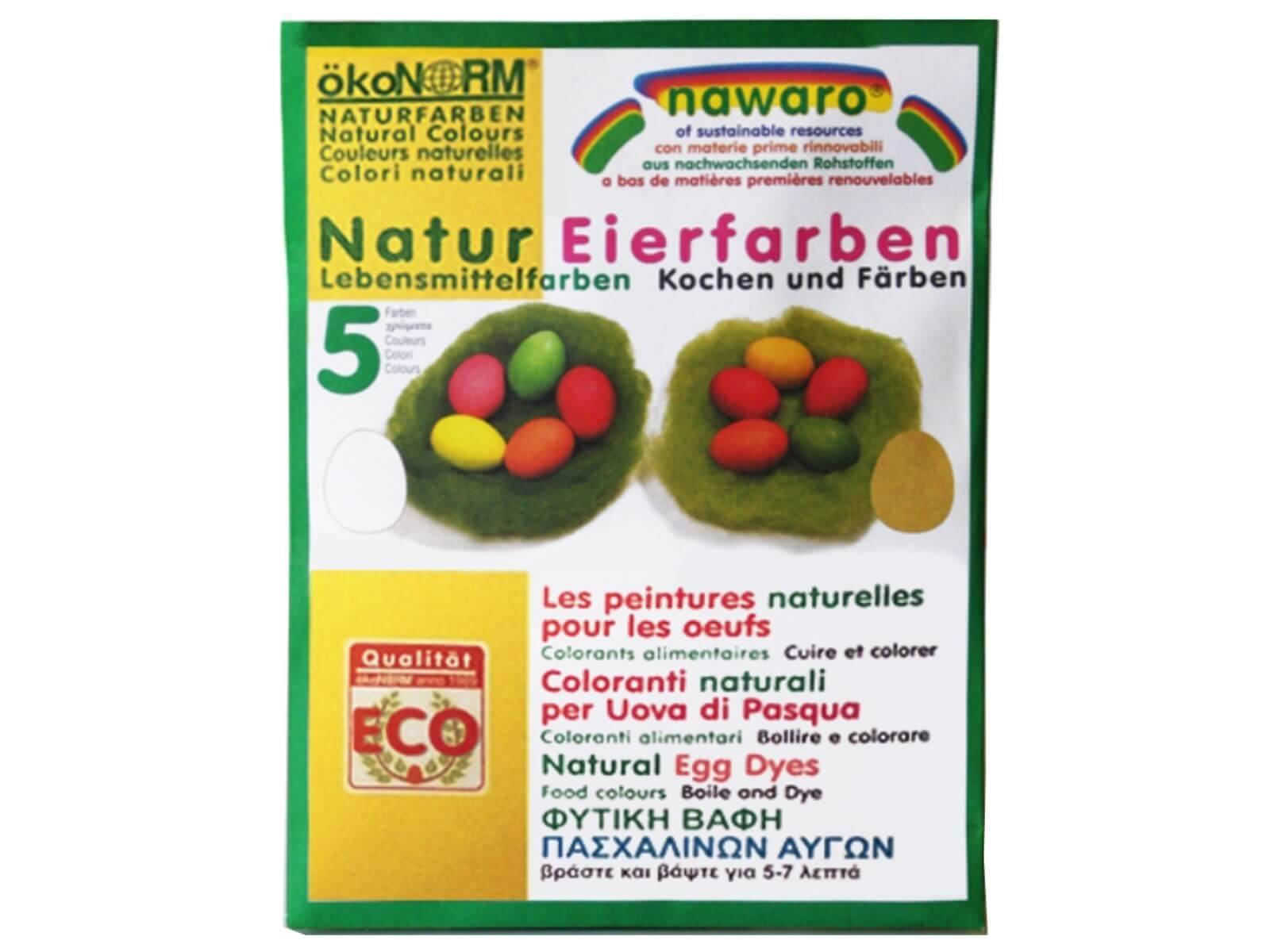 NAWARO VOPSEA DE OUA NATURALA ECOLOGICA - 5 culori