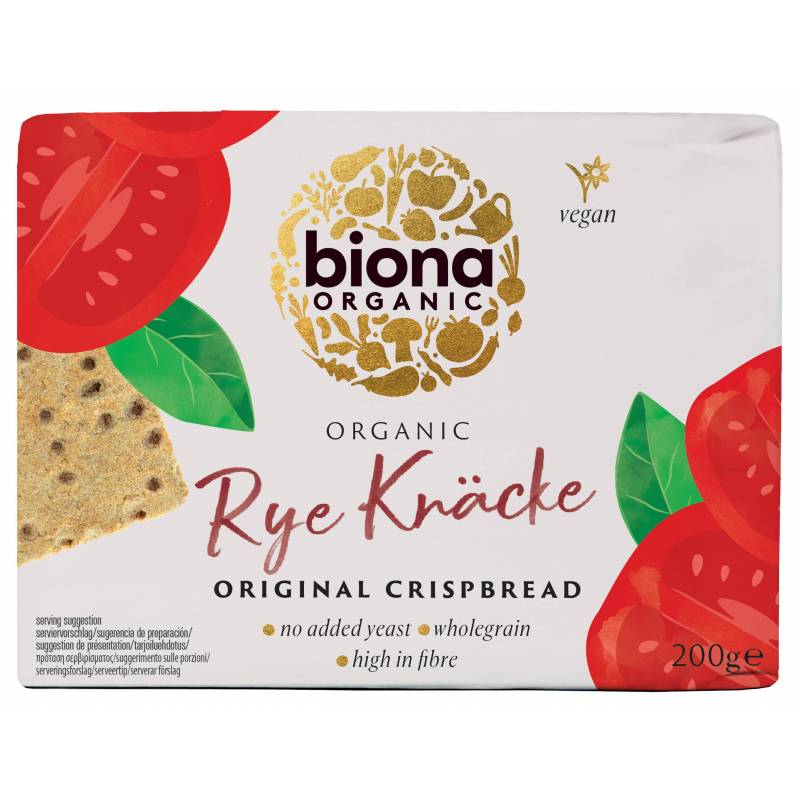 Crispbread felii crocante din secara integrala Original, eco-bio,